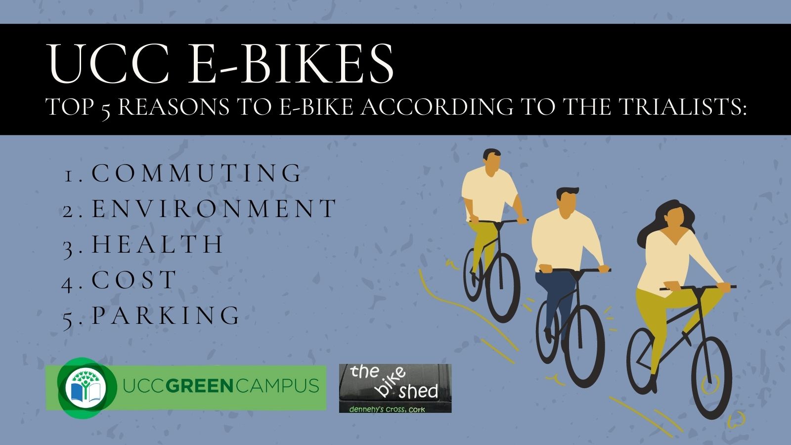 UCC E-Bikes - What we’ve learned so far!!