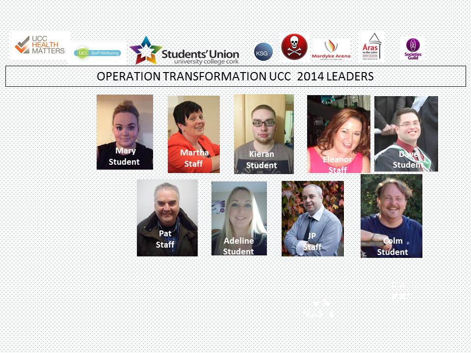 Operation Transformation UCC Leaders 2014