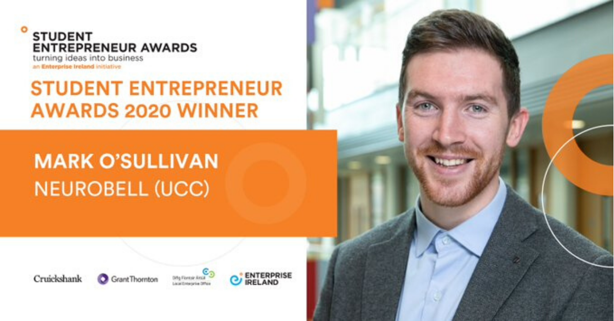 Mark O'Sullivan Wins National Student Entrepreneur Award