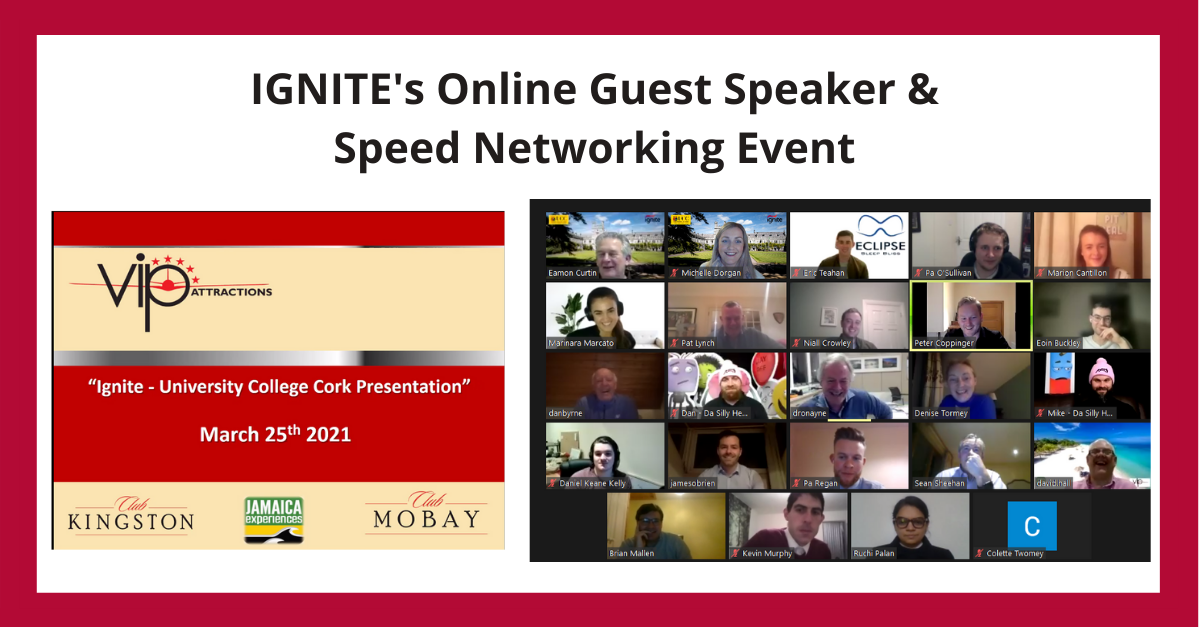 IGNITE Guest Speaker and Speed Networking Event
