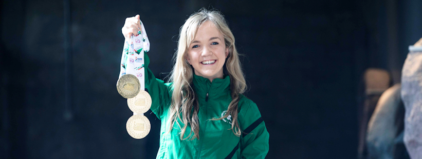 Mary Fitzgerald wins three gold medals