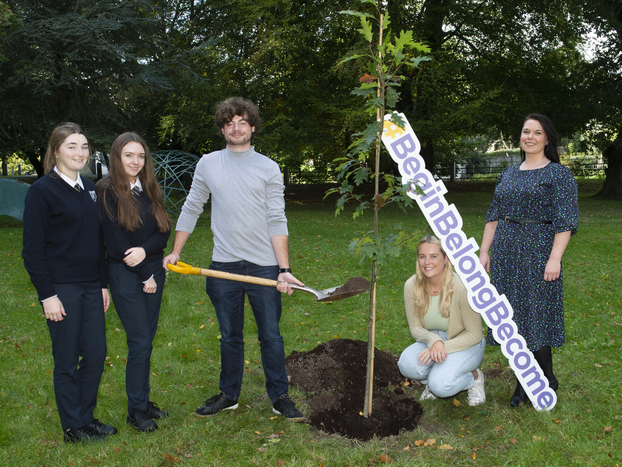 Your GAP Compass Oak sapling planted in UCC