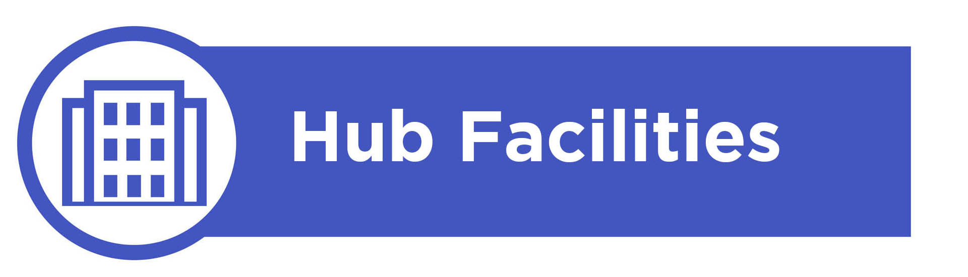 Banner image containing the text 'Hub Facilities'