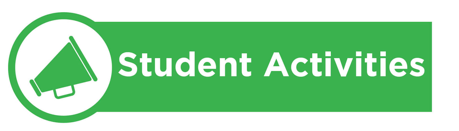 Banner image containing the text 'Student Activities'