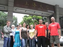 UCC BA students study in China