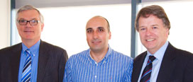 (l-r) Professor Eamonn Quigley, School of Medicine, University College Cork, Consultant Gastroenterologist, Cork University Hospital and Principal Investigator Alimentary Pharmabiotic Centre; Dr Ali Khashan, Anu Research Centre, Department of Obstetrics and Gynaecology, University College Cork; and Professor Fergus Shanahan, School of Medicine, University College Cork, Consultant Gastroenterologist, Cork University Hospital and Director, Alimentary Pharmabiotic Centre.