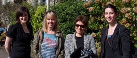 (l-r) Catherine O’Mahony (CARL), Anna Kingston (CARL), Béatrice Kork (University of Lyon), and Melodié Faury (Univeristy of Lyon)