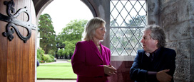 Left-to-right: Dr Finola Doyle-O’Neill, convenor of the conference (School of History, UCC), and Mr David McKenna (Executive Producer Cross–Media, RTÉ)