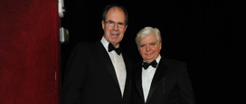 Patrick O'Leary (left), a graduate of Medicine at University College Cork, pictured with Dr Thomas P. Sculco, surgeon-in-chief at the Hospital for Special Surgery.