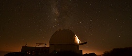 Night sky in Tenerife.  As part of the UCC Astrophysics programme a team of undergraduate students were taken on their field-trip to the Observatorio del Teide (pictured above) on Tenerife. Image: William Bean
