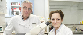 Professor Brendan Buckley and Dr Tracey O’Donovan of the Cork Cancer Research Centre