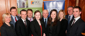 BComm students with UCC staff