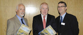 At the launch of Bird Habitats in Ireland were (l-r) Richard Nairn, Minister Jimmy Deenihan and Professor John O'Halloran