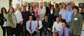 Delegates in attendance at the symposium, taken in the Anatomy FLAME Laboratory