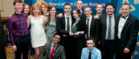 Members and Friends of the UCC LGBT Society at the National Board of Irish College Societies Awards