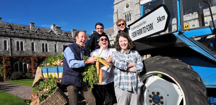 Harvest time on campus for Farm to Fork 'first'