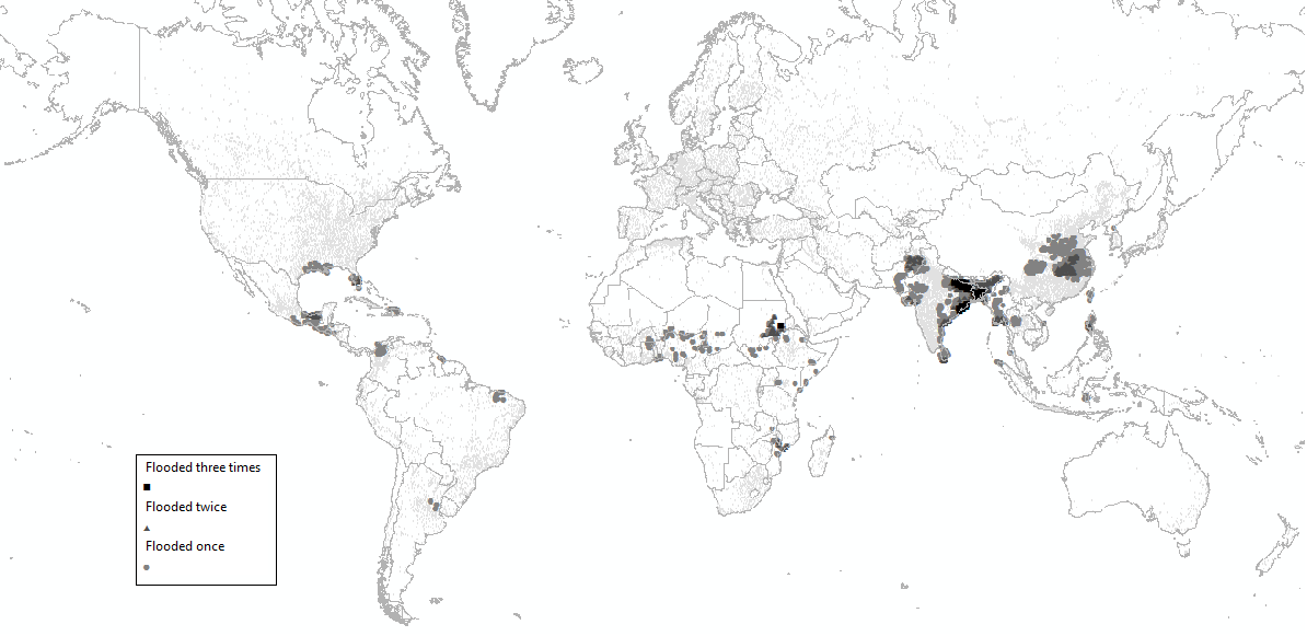 New study on overpopulation in flood-prone locations 