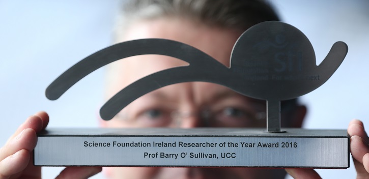 Professor Barry O’Sullivan named top SFI researcher