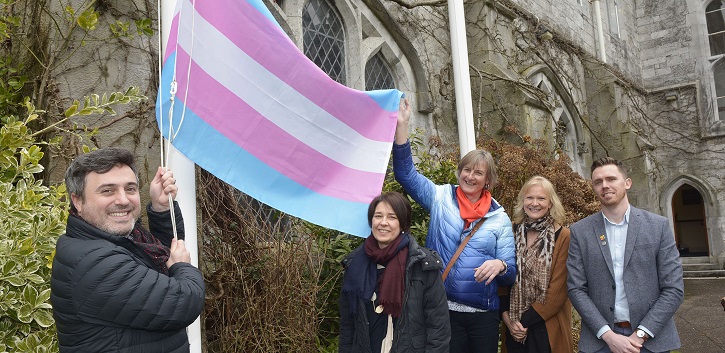 Transgender Pride Flag flying at UCC in ‘first’ for Irish universities