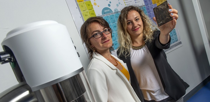 (l-r) Dr Maria McNamara and Valentina Rossi led the study in collaboration with a team of chemists from the US and Japan. 