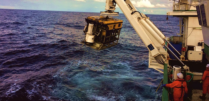 The researchers found plastic at the bottom of the canyon — deep enough that you could stack ten Eiffel Towers inside — at 2125m water depth. 