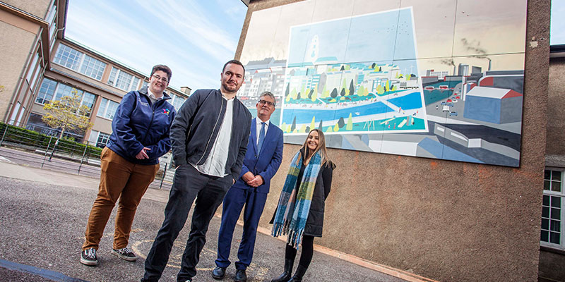 UCC unveils sustainability mural as COP26 commences 