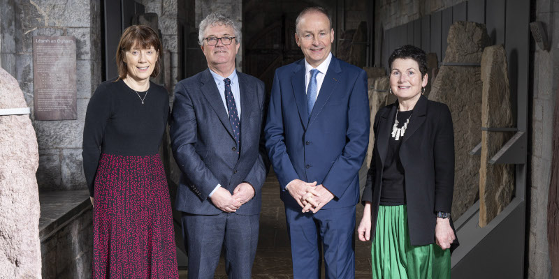 INFANT Director Professor Geraldine Boylan, UCC President, Professor John O’Halloran, An Tánaiste, Micheál Martin TD, and Lily Collison, Board Member Cerebral Palsy Foundation and advocate for CP care in Ireland at the launch of ELEVATE, a new €11.6 million Cerebral Palsy research programme at University College Cork. Photography By Gerard McCarthy