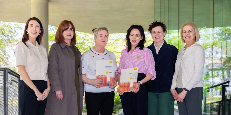 Pictured left to right: Dr Gemma Campion; Professor Nicola Ingram; Anne Burke, Chairperson of Cork Traveller Education Unit; Senator Eileen Flynn; Dr Aoife Neary