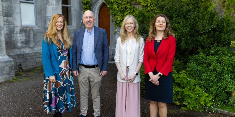 Pictured left to right: Eileen Murphy, Principal Officer: Census Administration, CSO; Richard McMahon, Assistant Director General, Demography and Housing Directorate, CSO; Professor Ciara Breathnach, UCC School of History, and Dr Helene O’Keefe, UCC College of Arts, Celtic Studies and Social Sciences.
