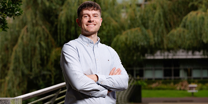 Dr. Éanna Fennell, the 10th recipient on the island of Ireland of a Wellcome Trust Career Development Award. Image Credit: Bríd O'Donovan, UCC.