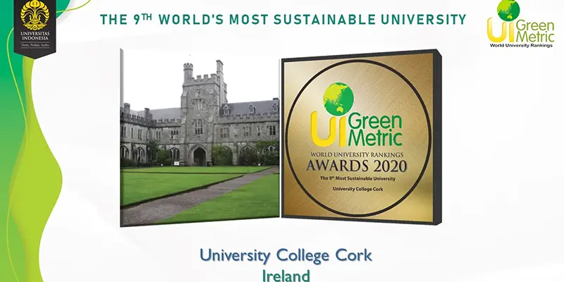 UCC named as one of the world\'s most sustainable universities
