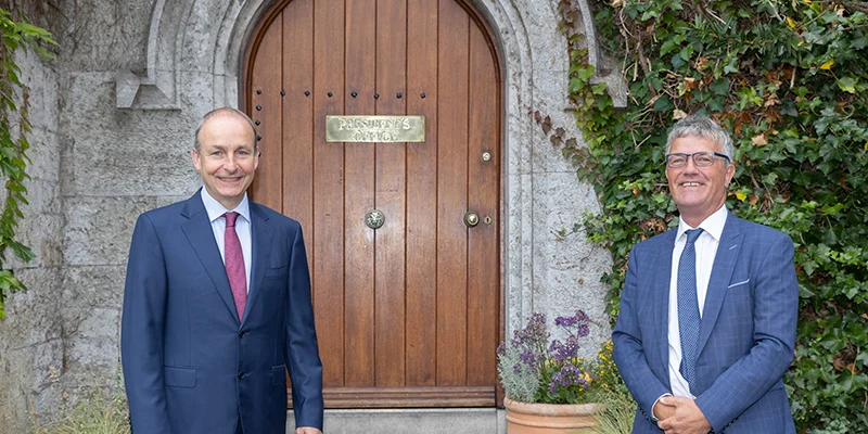 Visit from An Taoiseach Miche&aacute;l Martin to UCC