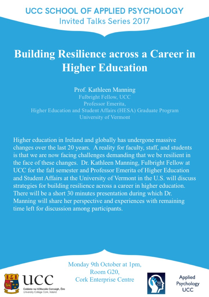 Building Resilience across a Career in Higher Education