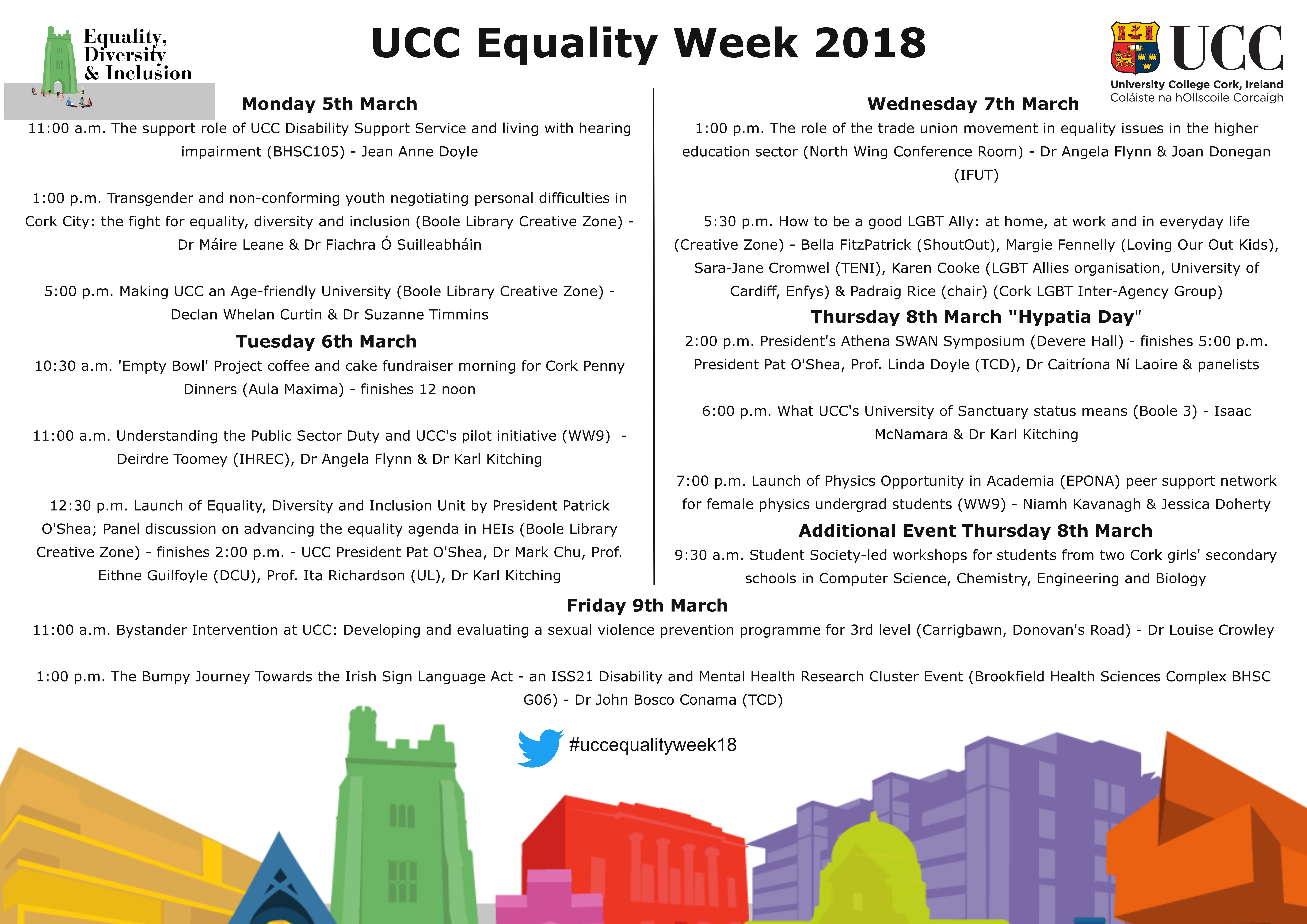 UCC Equality Week 2018