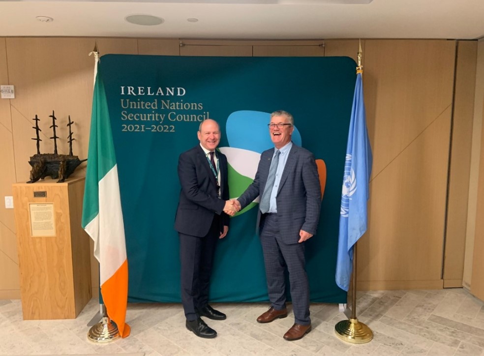 UCC President meets With Permanent Representative of Ireland to the United Nations 