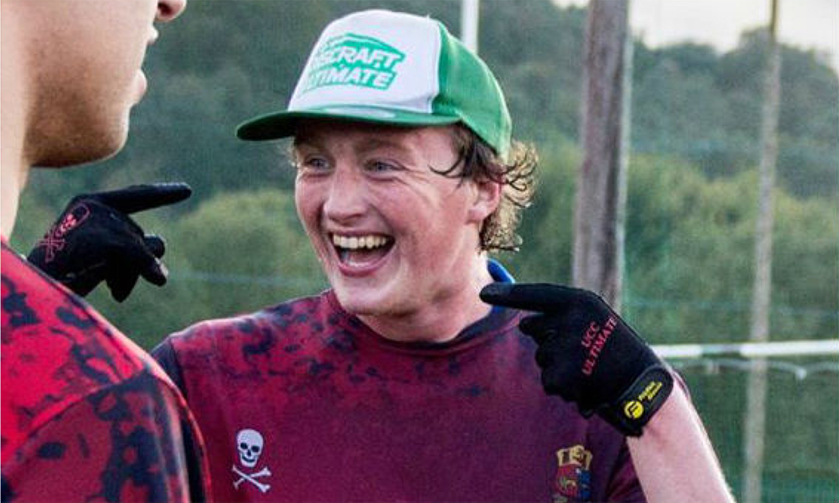 Andrew McGovern Ultimate Frisbee Ireland team