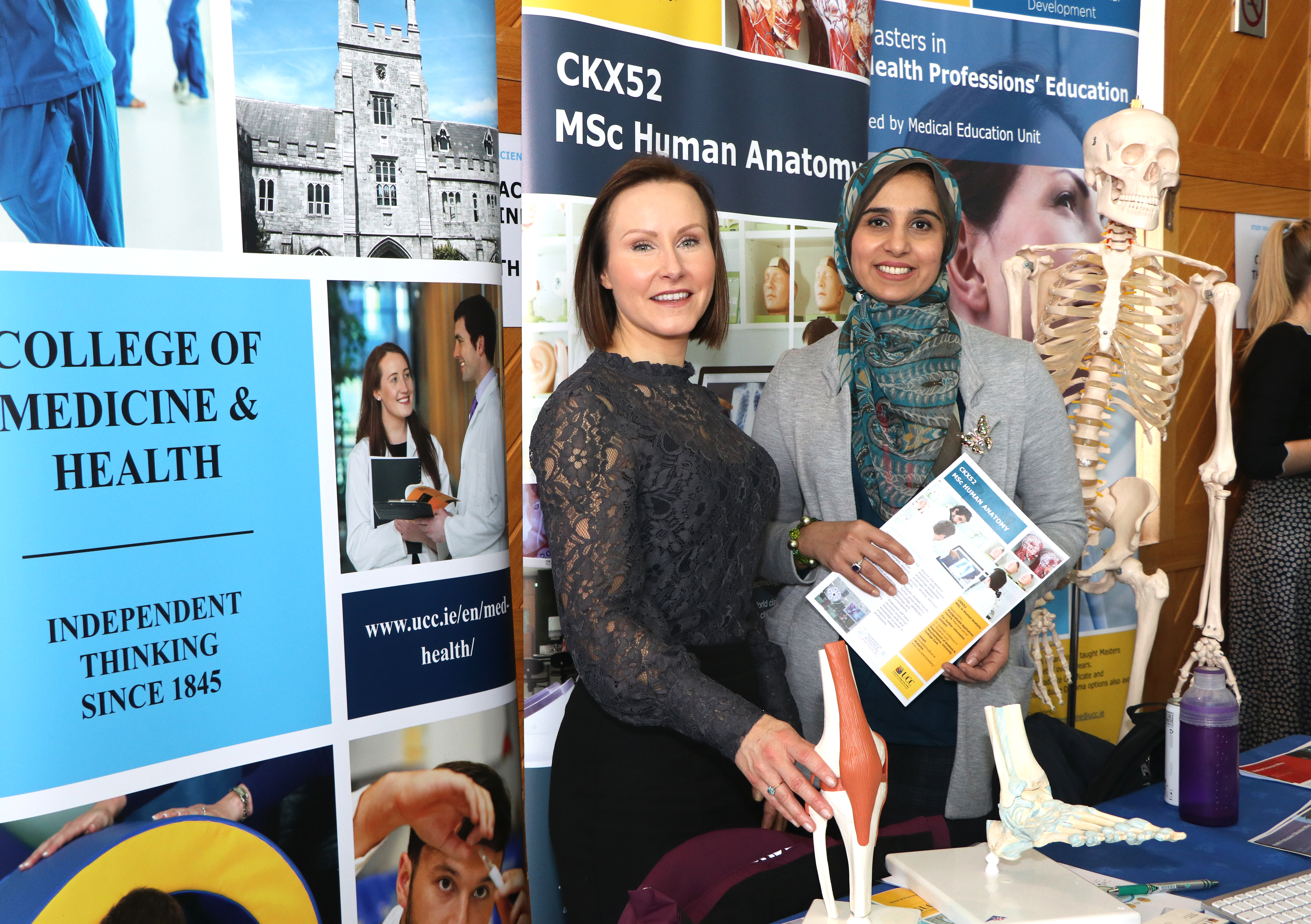 MSc Human Anatomy at the UCC Postgraduate Open Day in the Devere Hall, Áras na Mac Léinn