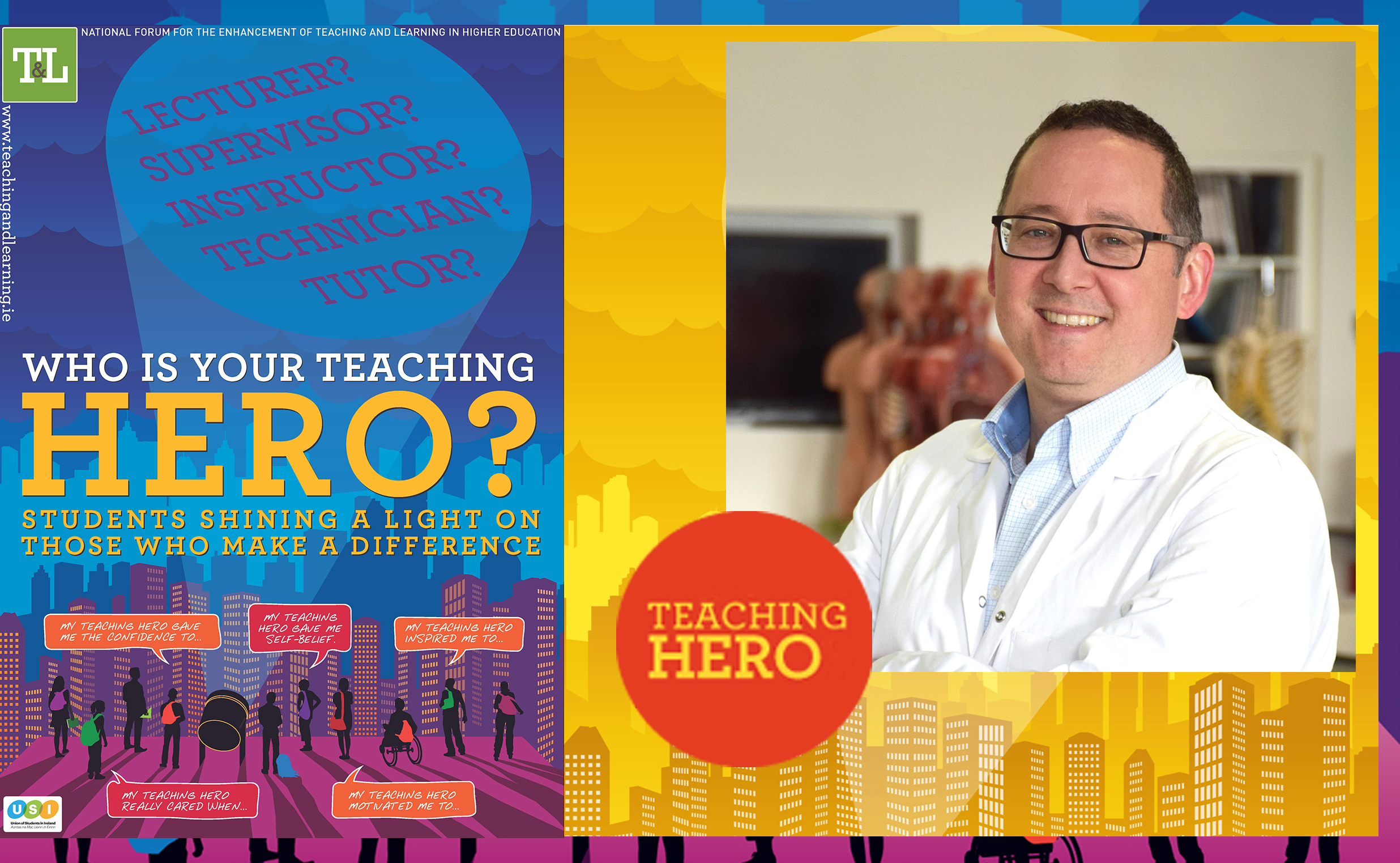 Congratulations Dr André Toulouse receives a 2020 National Teaching Hero Award