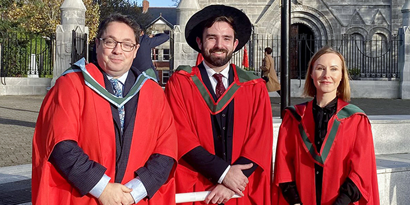Recent Conferrings: Congratulations to Dr James Collins PhD who graduated on 28th October 2022