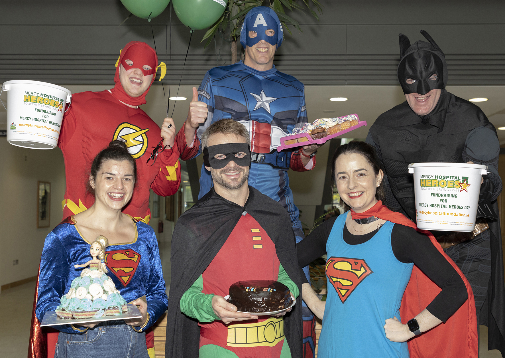 FLAME Superheroes bake for Mercy Hospital's Young Heroes and Paediatric Oncology Outreach Nursing Service