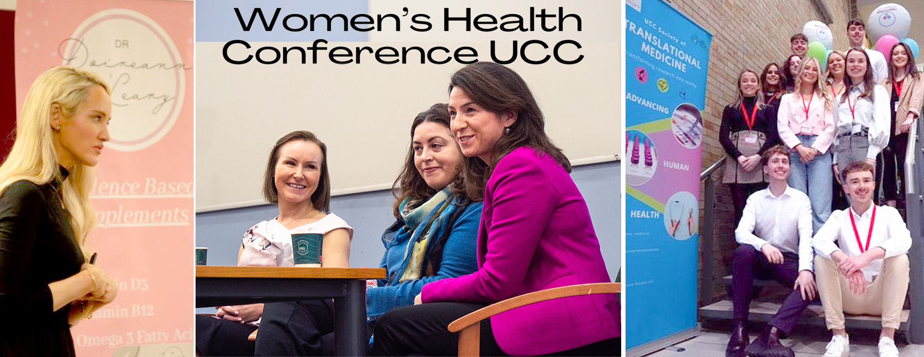 UCC BSc Medical and Health Sciences students Translational Medicine Society host Women's Health Conference in UCC