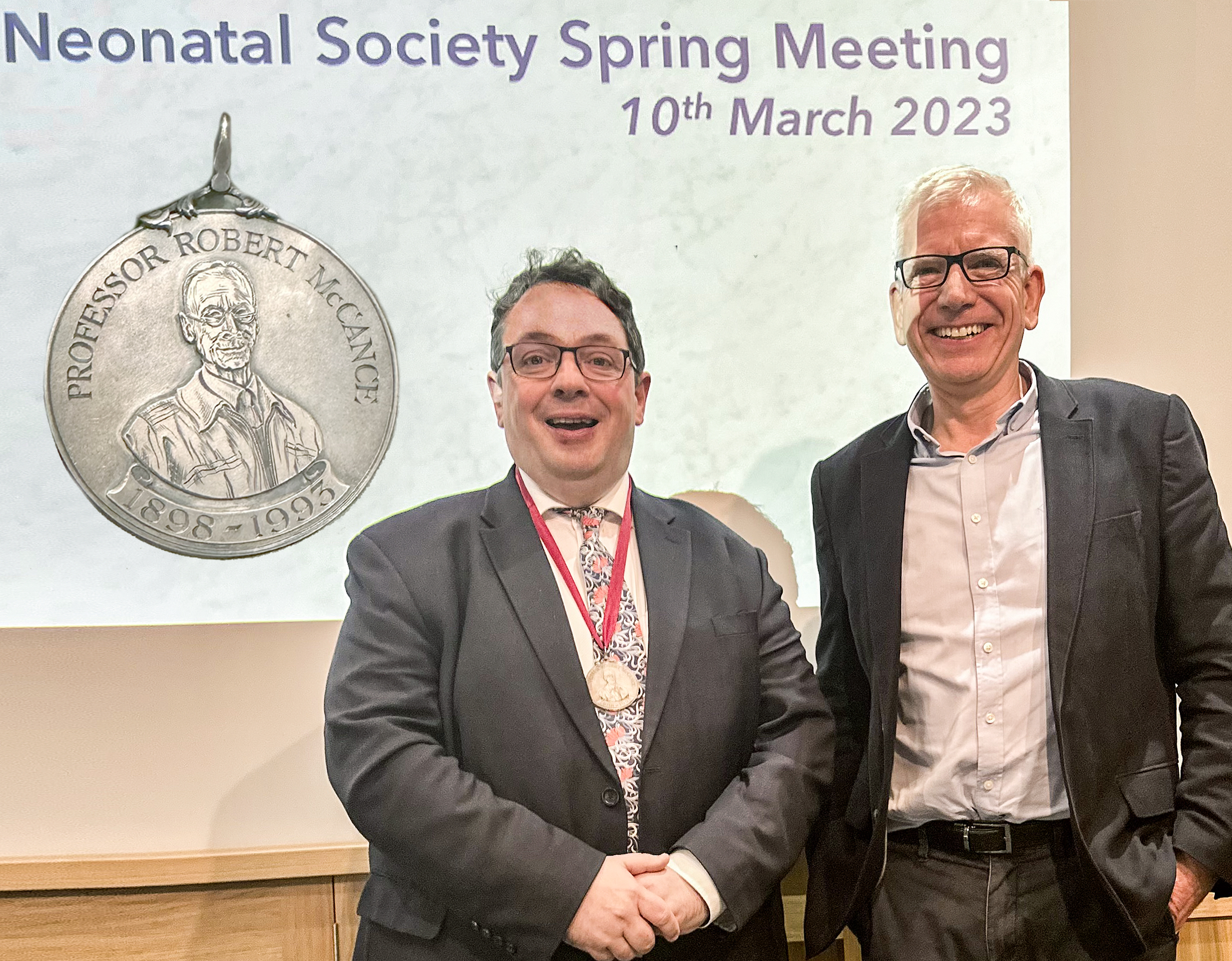 Professor Cryan gives McCance Medal Award Lecture at The Neonatal Society London