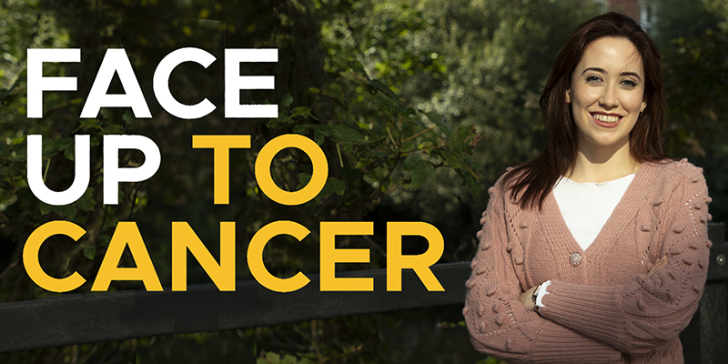 PhD student Patricia Flynn invites you to 'ADD YOUR FACE' and DONATE to support 'FACE UP TO CANCER'