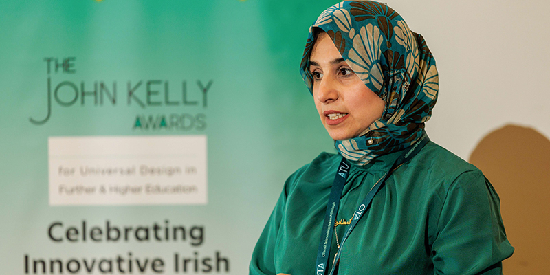 Congratulations Dr Mutahira Lone winner of the John Kelly Award for Outstanding Innovations in Teaching in Further and Higher Education