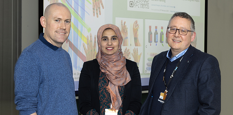 Professor Iain Keenan, Newcastle University,  Dr Mutahira Lone and Dr André Toulouse, Department of Anatomy and Neuroscience UCC