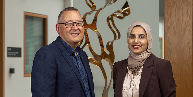 Dr André Toulouse and Dr Mutahira Lone, MSc Human Anatomy codirectors 