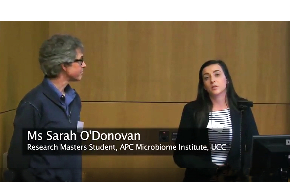 Sarah O’Donovan presents novel findings at  New Horizons Conference.