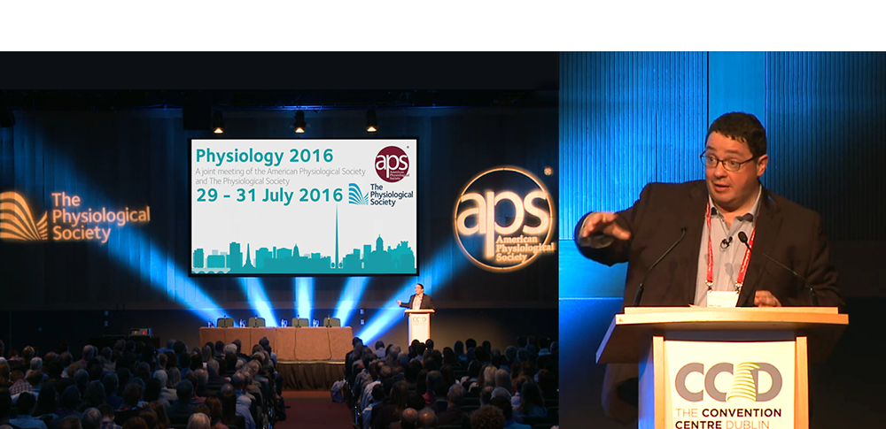 Prof. Cryan Delivers Prize Annual Public Lecture at Physiology 2016