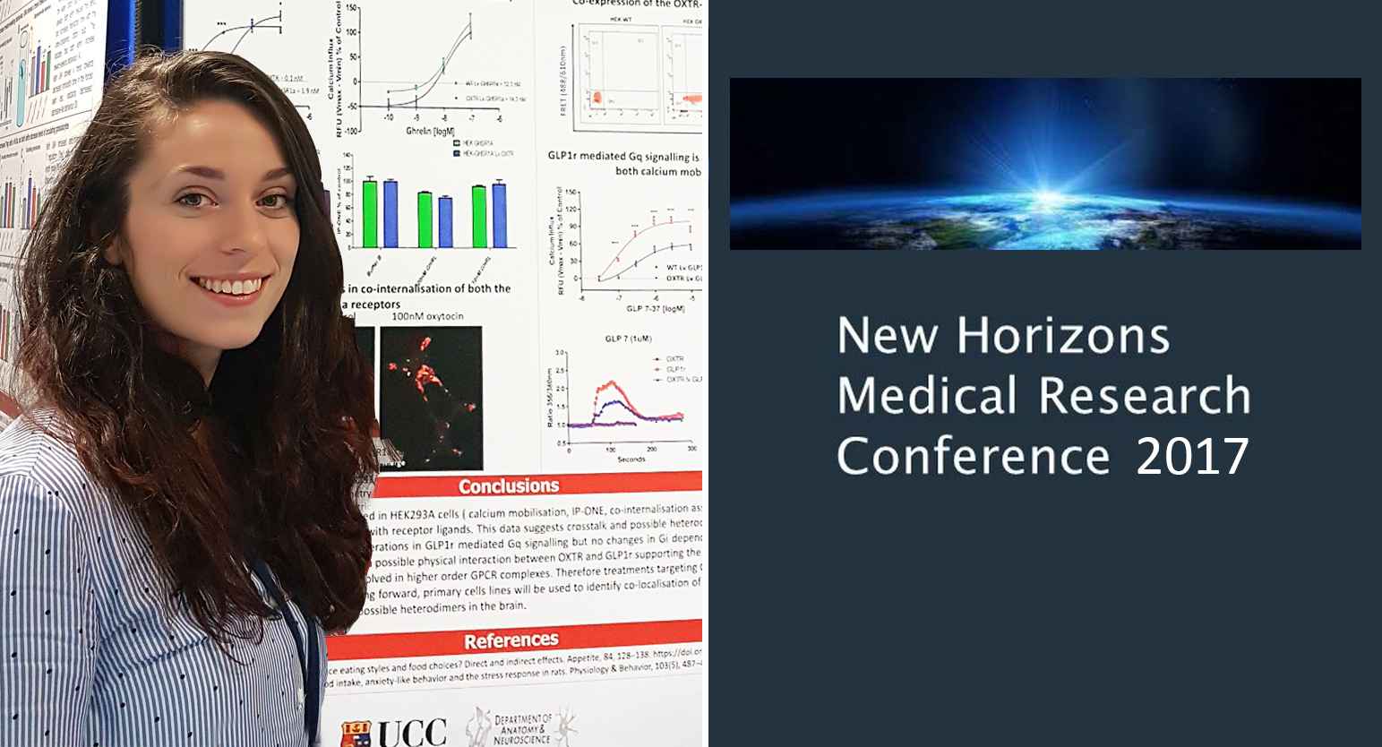 Shauna Wallace-Fitzsimons awarded poster prize at New Horizons Conference
