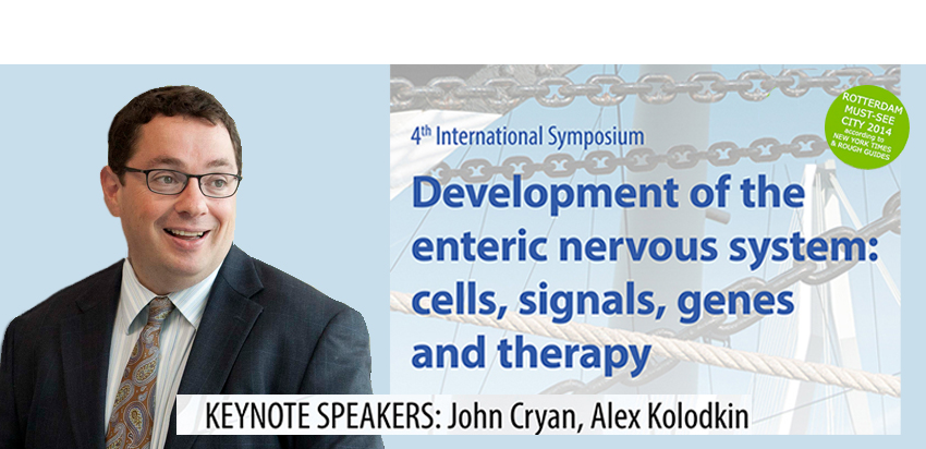 Professor Cryan gives Plenary Lecture at 4th INTERNATIONAL SYMPOSIUM DEVELOPMENT OF THE ENTERIC NERVOUS SYSTEM : CELLS, SIGNALS, GENES AND THERAPY 